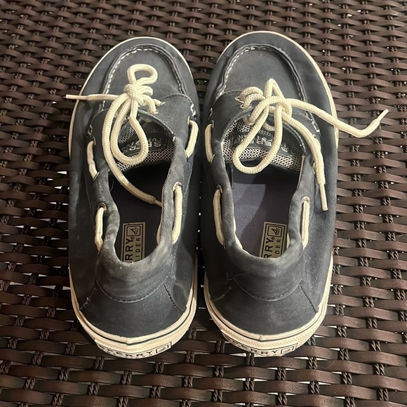 Sperrys top slider, boat shoe navy and white size 10 M - Picture 3 of 8